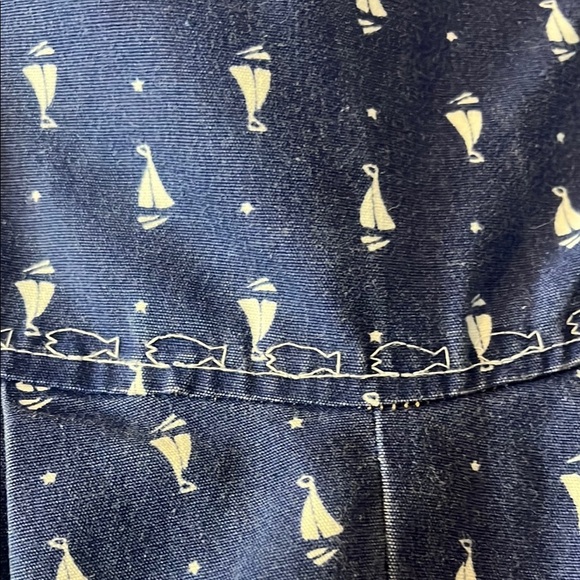 Kids Vintage  Blue Sleeveless Jumpsuit - Picture 3 of 8